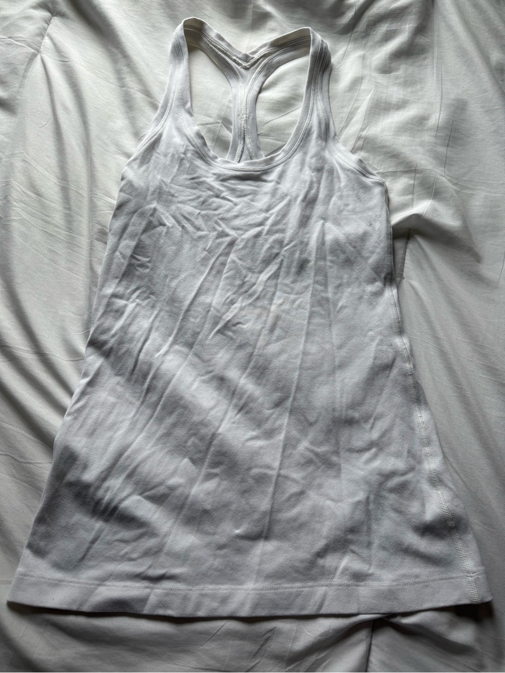 lululemon athletica White Racerback Tank